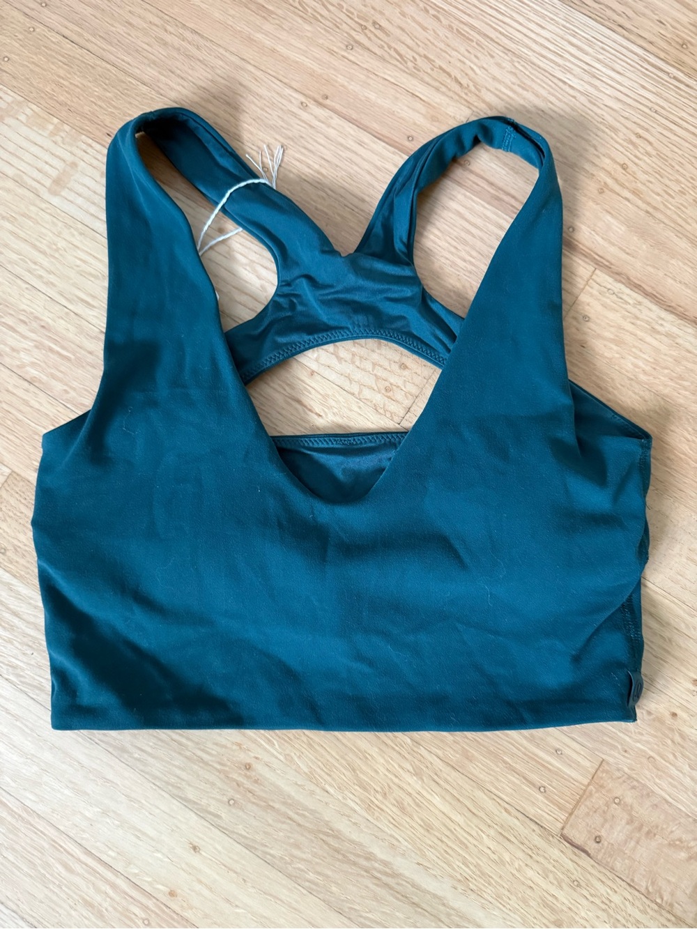 lululemon athletica Deep Teal Racerback Sports Bra